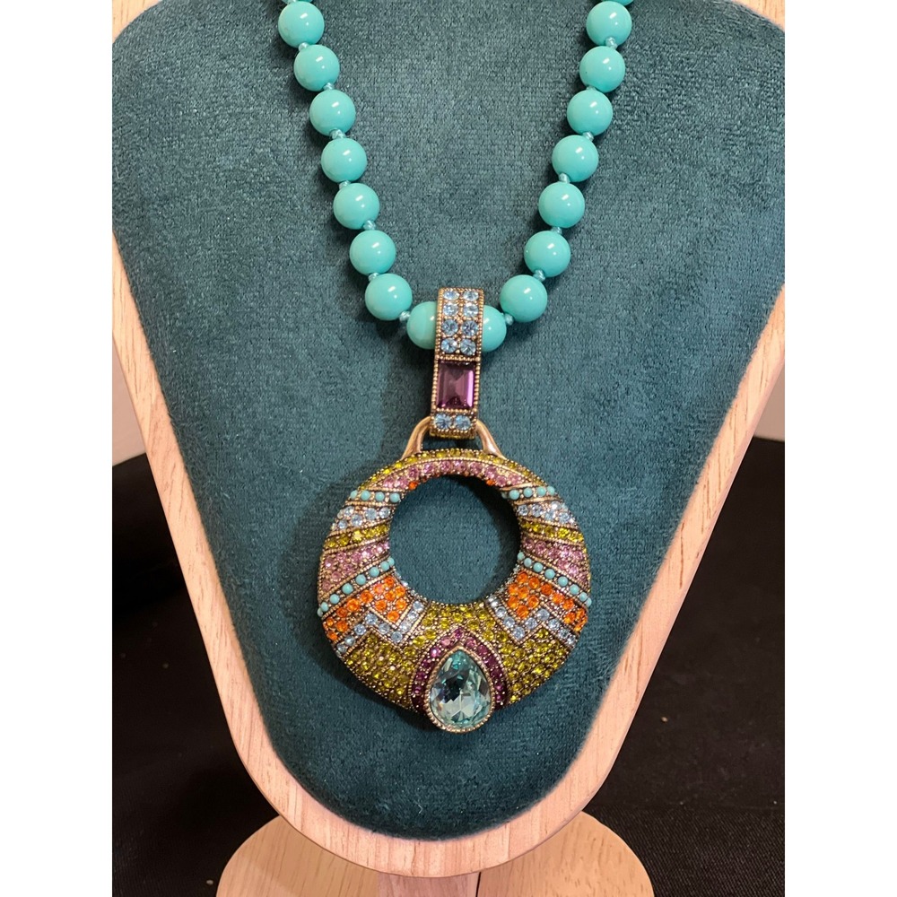 Heidi Daus®"Sparkling Solution" Beaded Crystal Magnetic Enhancer Necklace